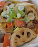 栄養士レシピ＊豚肉と根菜のほっこり煮