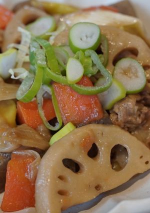 栄養士レシピ＊豚肉と根菜のほっこり煮-レシピのメイン写真