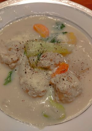 ふわふわ♪鶏だんごのクリームシチュー-レシピのメイン写真