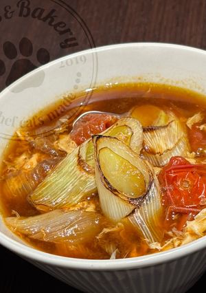 八丁味噌のトマト味噌汁-レシピのメイン写真