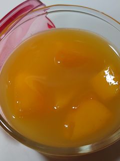 ランチデザート♫マンゴーオレンジゼリー♫-レシピのメイン写真