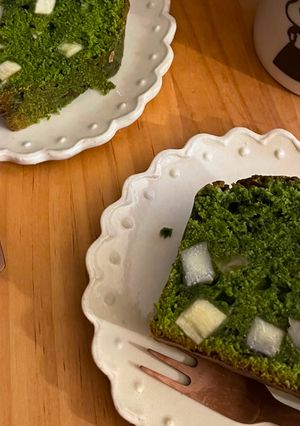 フープロで簡単！お芋の抹茶パウンドケーキ-レシピのメイン写真
