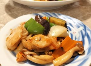 夏バテ回復！ワンパンで夏野菜たっぷり酢鶏-レシピのメイン写真