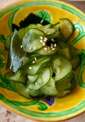 胡瓜とワカメの酢の物-レシピのメイン写真