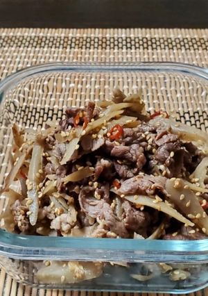 牛肉とごぼうの肉きんぴら-レシピのメイン写真