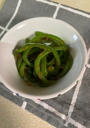 3分で完成！ピーマンのおかか炒め-レシピのメイン写真
