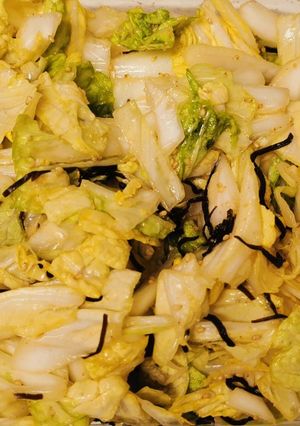 火を使わない！白菜の塩昆布ナムル-レシピのメイン写真
