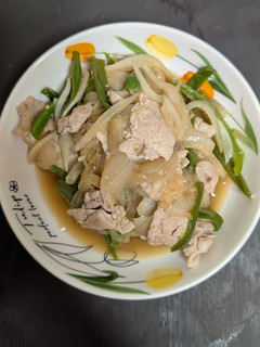 豚肉の玉ねぎピーマン炒め-レシピのメイン写真