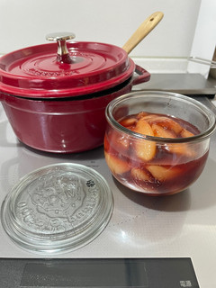STAUBで桃のコンフィチュール-レシピのメイン写真
