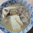 簡単★豚肉と豆腐のお味噌󠄀汁