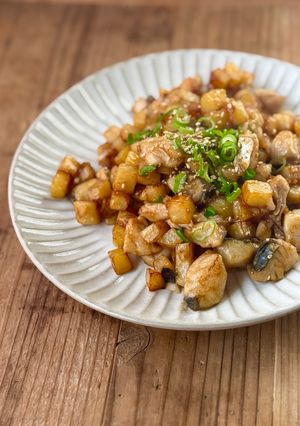 mブリとじゃがいもの甘辛炒め-レシピのメイン写真