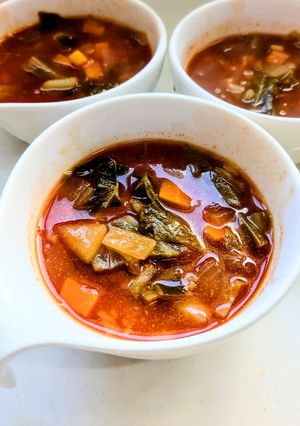 簡単に味が決まる ミネストローネ 圧力鍋-レシピのメイン写真