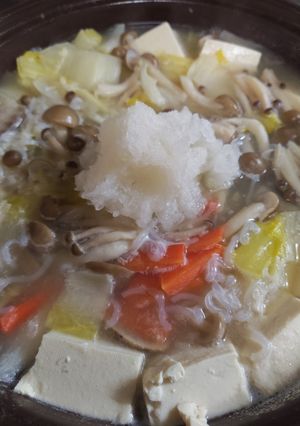 たらの塩麹みぞれ鍋-レシピのメイン写真