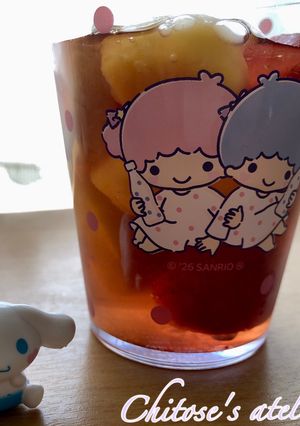 冷凍フルーツを使ってフルーツティー🍹✨-レシピのメイン写真