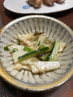 【居酒屋風】長芋と胡瓜の梅肉和えサラダ-レシピのメイン写真