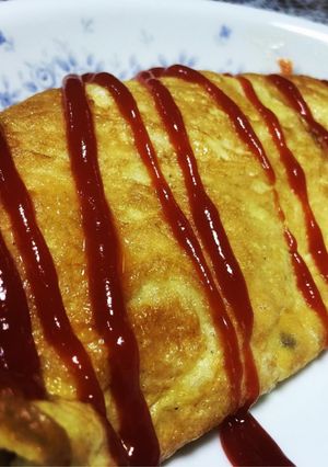 分厚い卵のフワフワオムライス-レシピのメイン写真