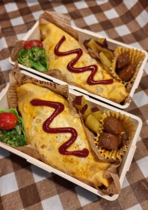 高１男子とパパの弁当241028-レシピのメイン写真