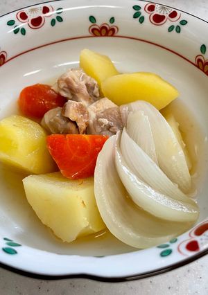 塩分控えて鶏塩肉じゃが-レシピのメイン写真