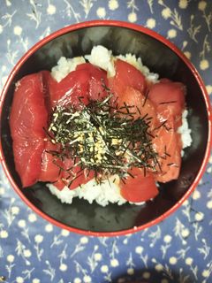 マグロの赤身と中トロのマグロ丼-レシピのメイン写真