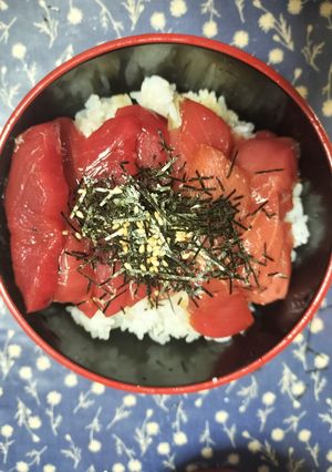 マグロの赤身と中トロのマグロ丼-レシピのメイン写真