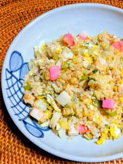 Wネギのかまぼこ炒飯-レシピのメイン写真