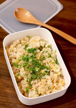 レンジで2分で完成！ツナチャーハン-レシピのメイン写真