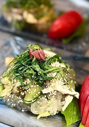ところてんの中華風おかず-レシピのメイン写真
