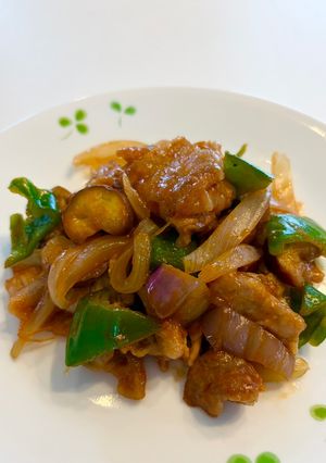 簡単！管理栄養士のなすの酢豚風！-レシピのメイン写真