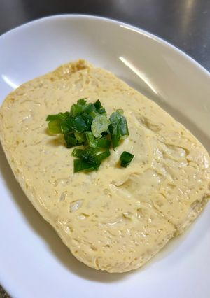 超〜簡単！レンチン豆腐だし玉子-レシピのメイン写真