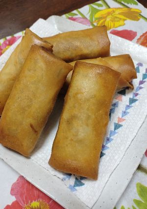 簡単春巻き(少しの材料で）-レシピのメイン写真