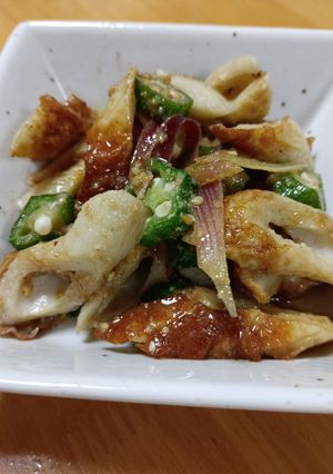 竹輪とみょうがの味ぽん胡麻和え-レシピのメイン写真