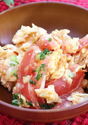 パパっと1品＊トマトとたまごの中華炒め-レシピのメイン写真