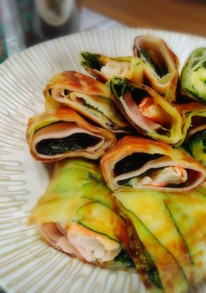 ＊ズッキーニと魚肉ソーセージの春巻き＊-レシピのメイン写真