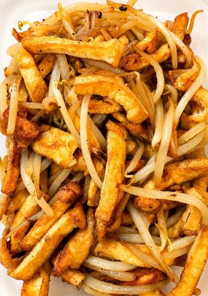 もやしと刻み揚げのスパイシーカレー炒め-レシピのメイン写真
