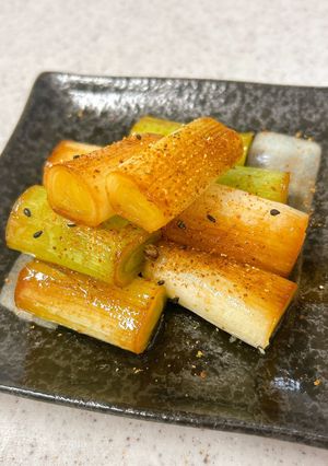 甘くなるよ♪長ネギのじっくり照り焼き-レシピのメイン写真