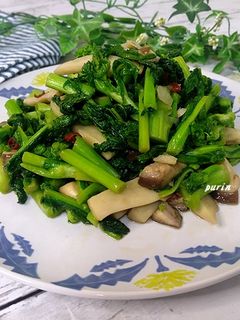 菜の花とエリンギの和風ペペロンチーノ風-レシピのメイン写真