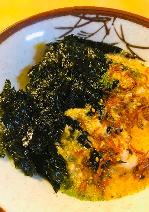 むぎごはん●やまかけ韓国海苔ごはん-レシピのメイン写真
