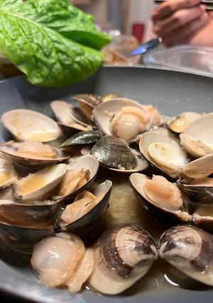 あさり(はまぐり)の酒蒸し-レシピのメイン写真