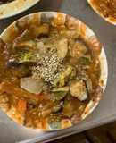 レンジ洋風ソースカツ味回鍋肉風甘酢酢豚