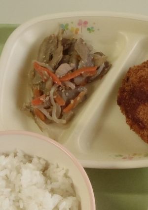 【学校給食】立川ごぼうのきんぴら-レシピのメイン写真