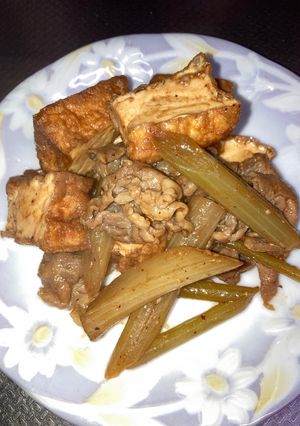 ふきの回鍋肉風炒め-レシピのメイン写真