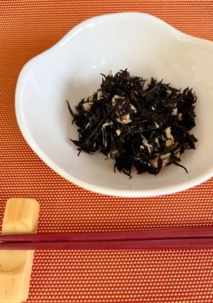 【防災レシピ】ひじきの梅和え-レシピのメイン写真