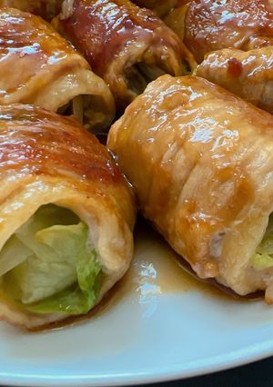 肉巻きレタス-レシピのメイン写真