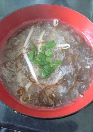 れんこんともずくのとろとろ吸い物-レシピのメイン写真