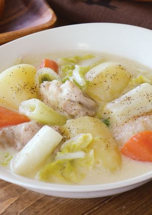 白だし┃鶏肉とゴロゴロ野菜の和風シチュー-レシピのメイン写真