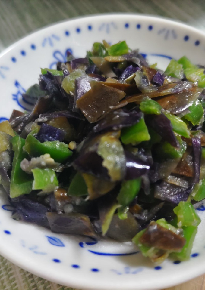 茄子の皮とピーマンのきんぴら※節約副菜-レシピのメイン写真