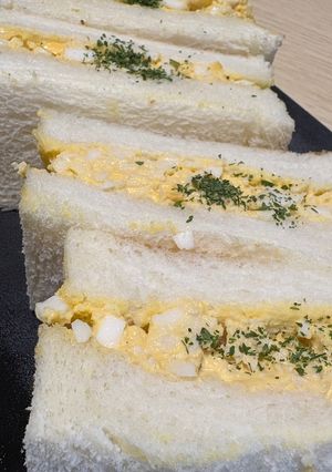 濃いめのたまごサンド♡-レシピのメイン写真