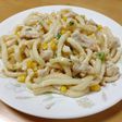めんたいマヨ焼きうどん