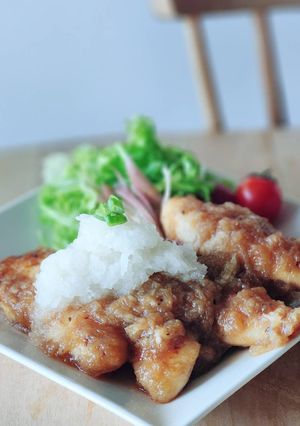 家族絶賛☆鬼おろしぶっかけ鶏ささみ☆夕食-レシピのメイン写真