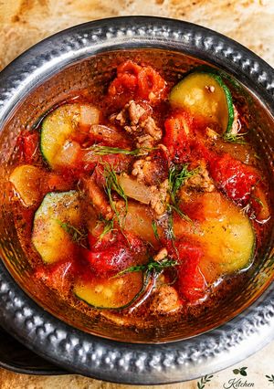【ズッキーニと挽き肉】🇱🇧中東レバノンのトマト煮🍅-レシピのメイン写真